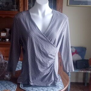 Talbots Wrap Top